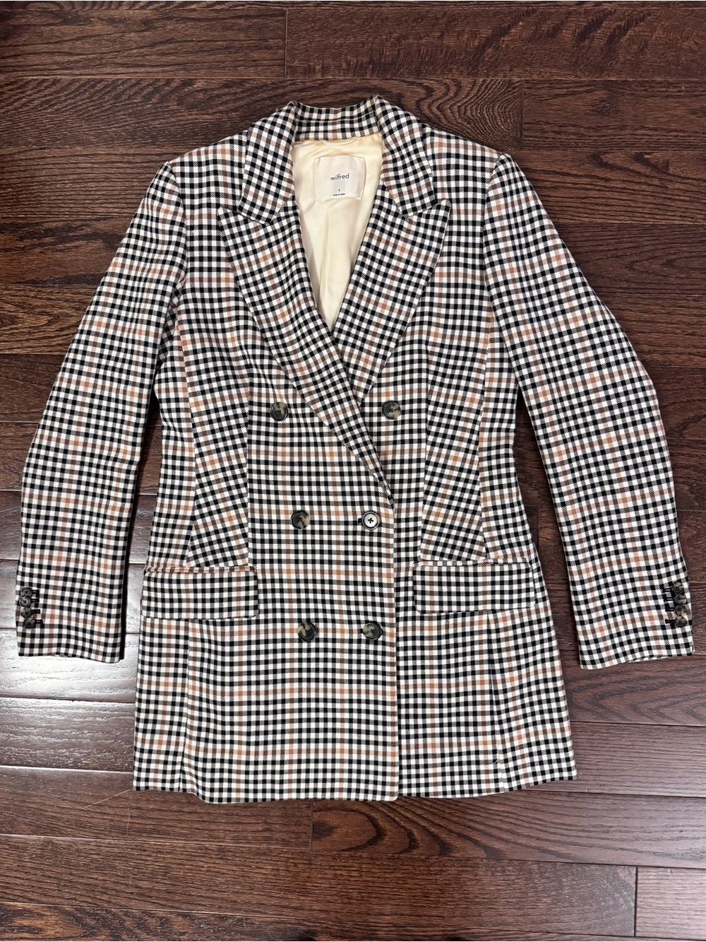 Aritzia Wilfred Margaux Double Breasted Blazer